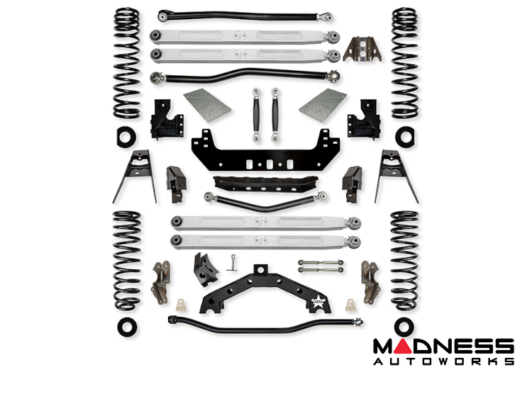 Jeep Wrangler JL Lift Kit - Rock Krawler - Factor X2 Pro (No Limits) - 2020+ Jeep Wrangler JL Lift Kit - Rock Krawler - Factor X2 Pro (No Limits) - 2020+